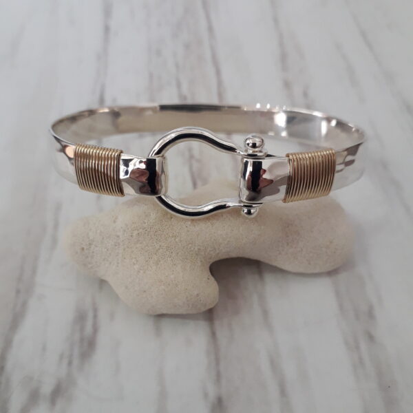 8mm 14K Gold Hook Bracelet | St. John Bracelet Company - Hook Bracelets