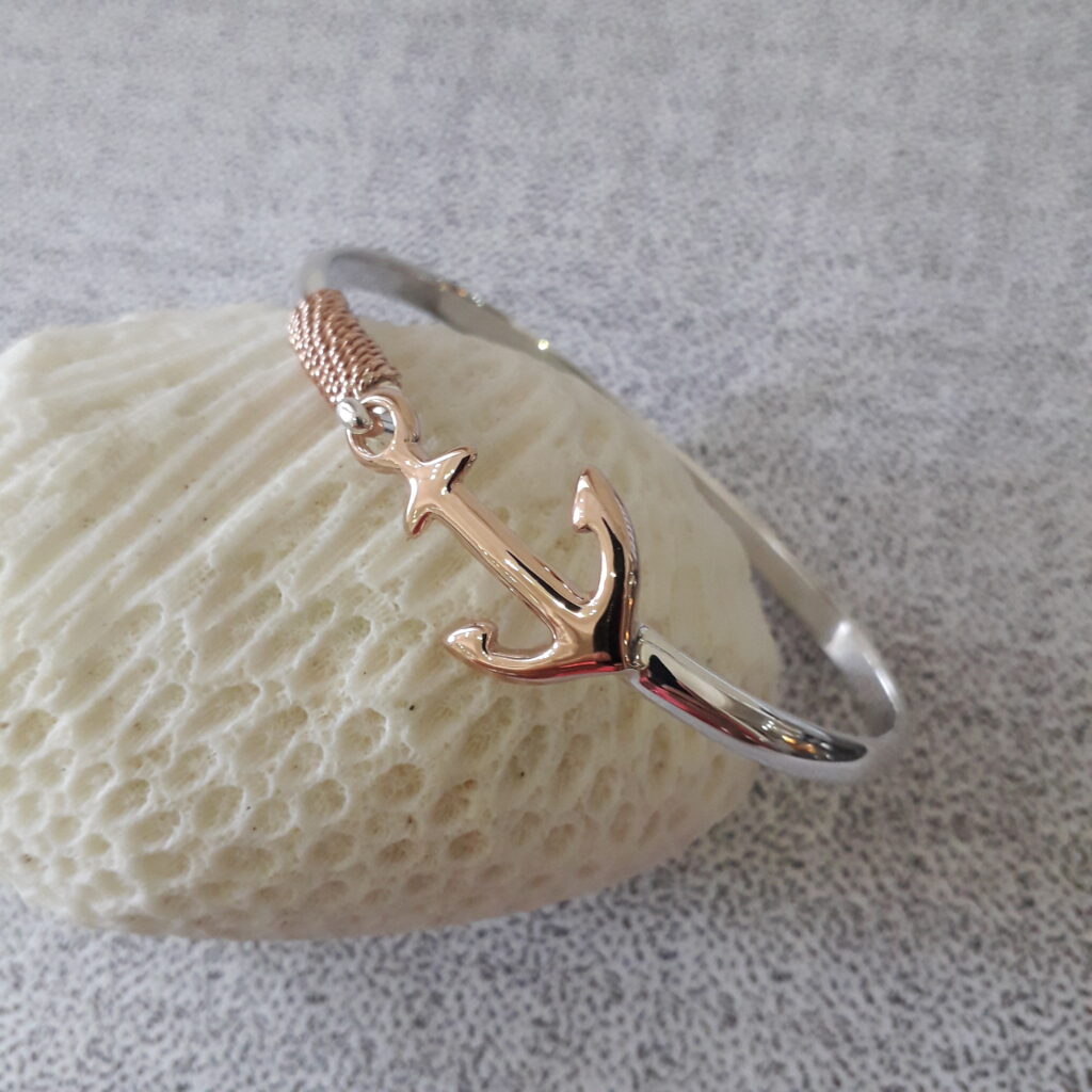 3mm Silver/Gold Hook Bracelet | St. John Bracelet Company - Hook Bracelets