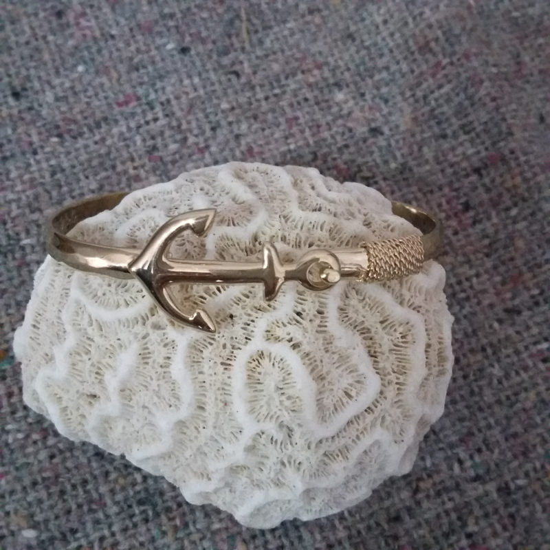 3mm Silver/Gold Hook Bracelet | St. John Bracelet Company - Hook Bracelets